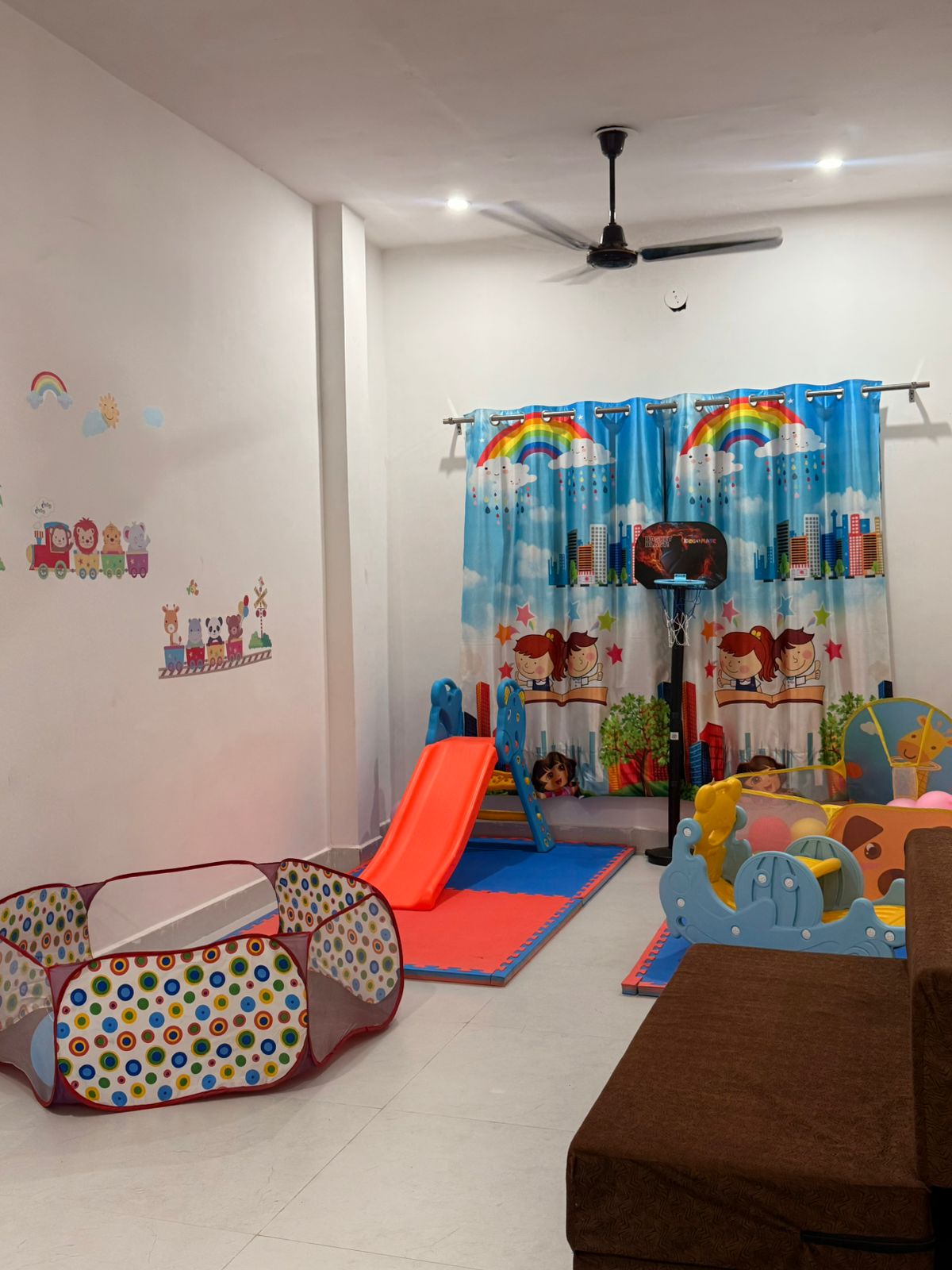 Happy early learning moment at playway